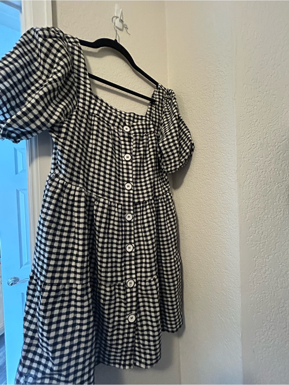 Black & White Gingham Dress